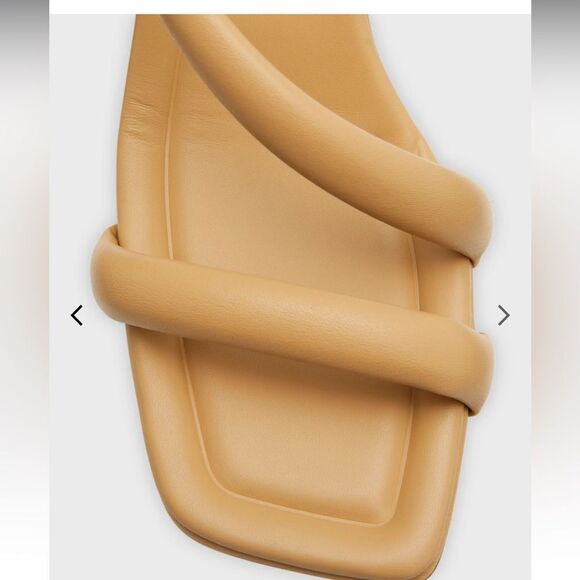 VINCE Coline Tubular Leather Slingback Sandals - Picture 15 of 16